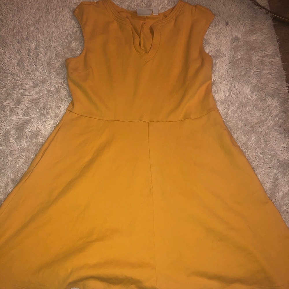 New York and Company Yellow Dress